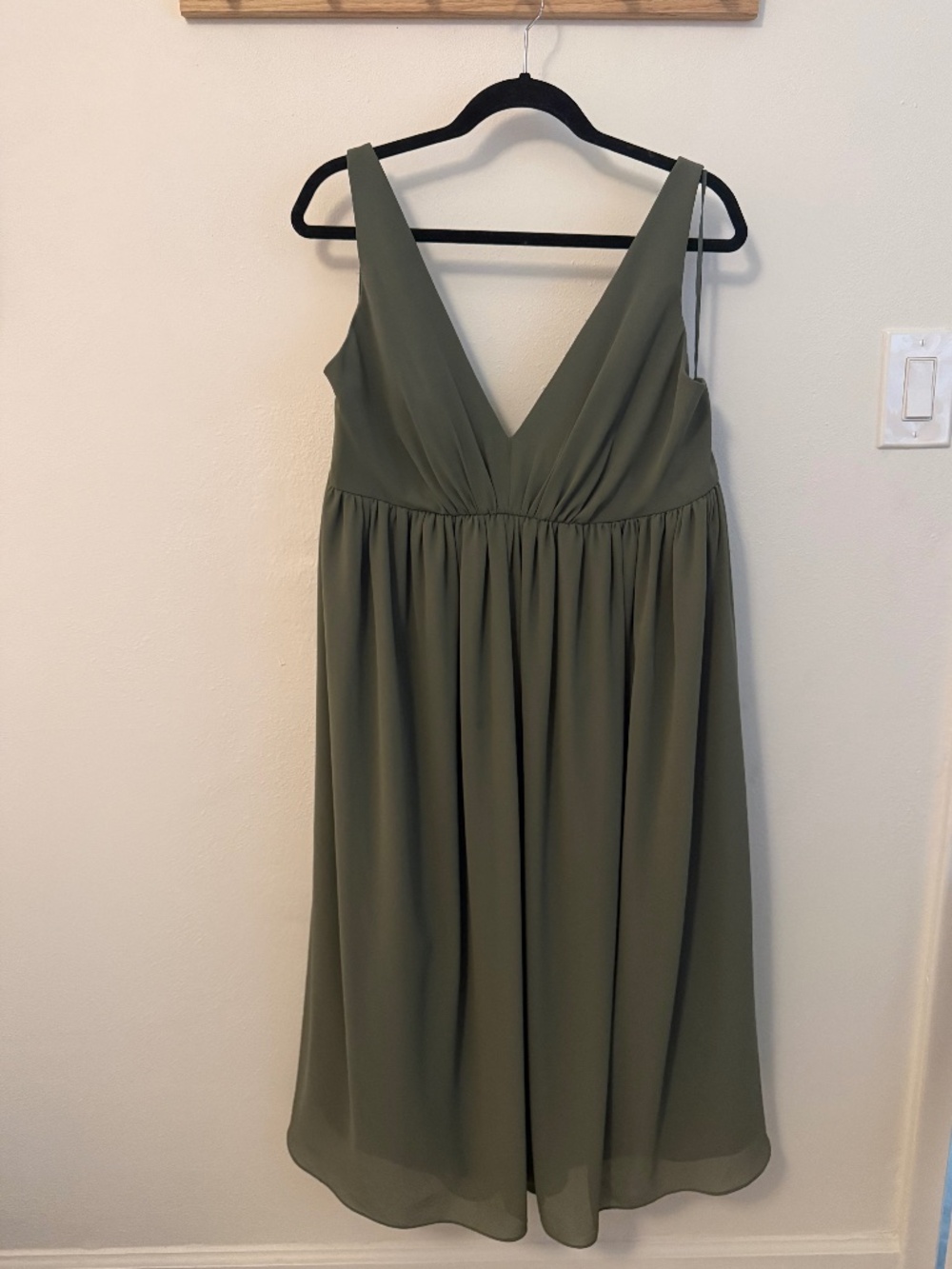 Amsale Midi Dress